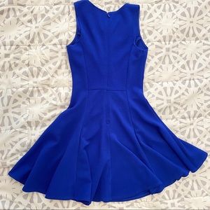 Navy A-line dress